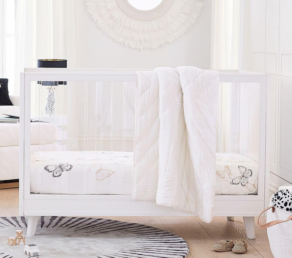 Sloan Acrylic Convertible Cot Pottery Barn Kids AU